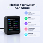 dacspeak™ magic pro🖥️All-in-One Smart Desktop Display – Real-Time Crypto, Stocks & Weather Tracker📊