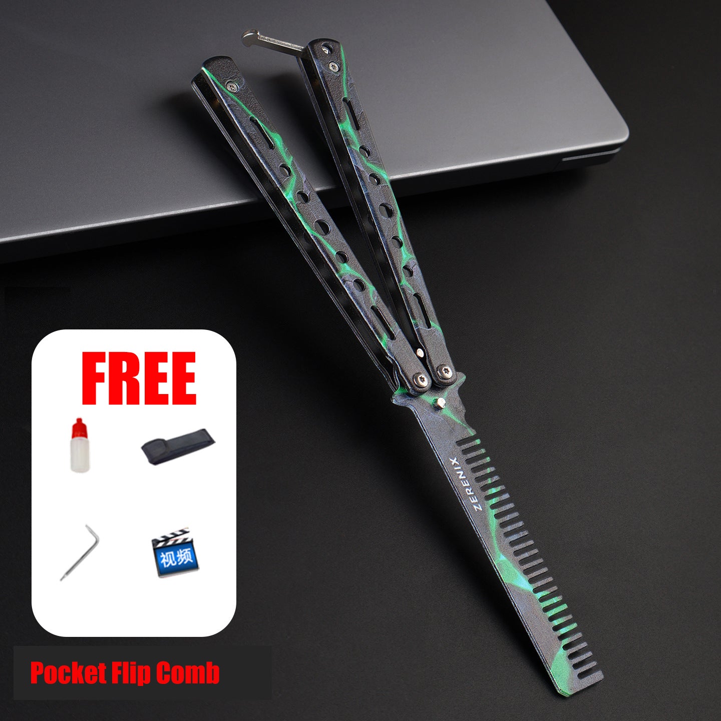 🔥Final Day🦋 Butterfly Flip Comb – Fun Folding Pocket Comb- Addictive Flipping Experience