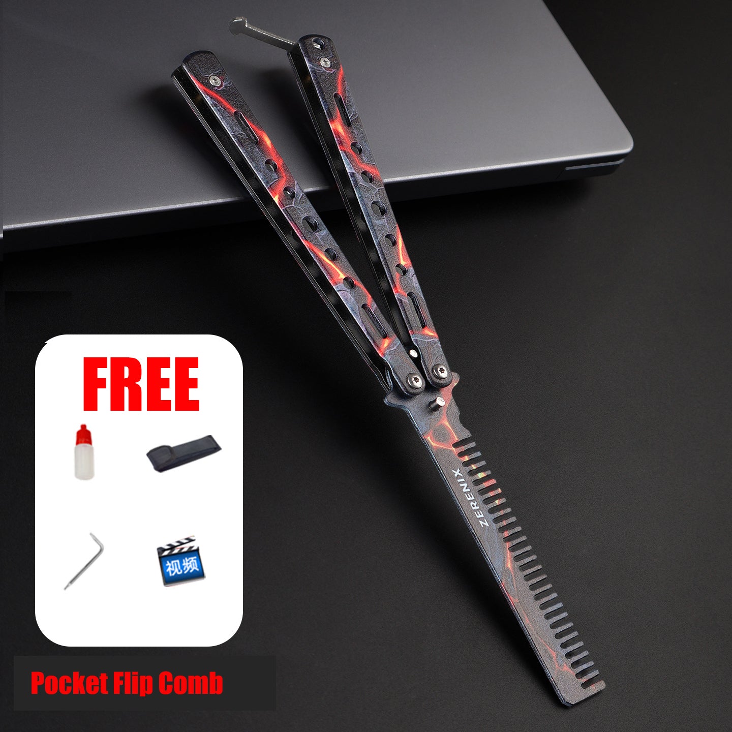 🔥Final Day🦋 Butterfly Flip Comb – Fun Folding Pocket Comb- Addictive Flipping Experience