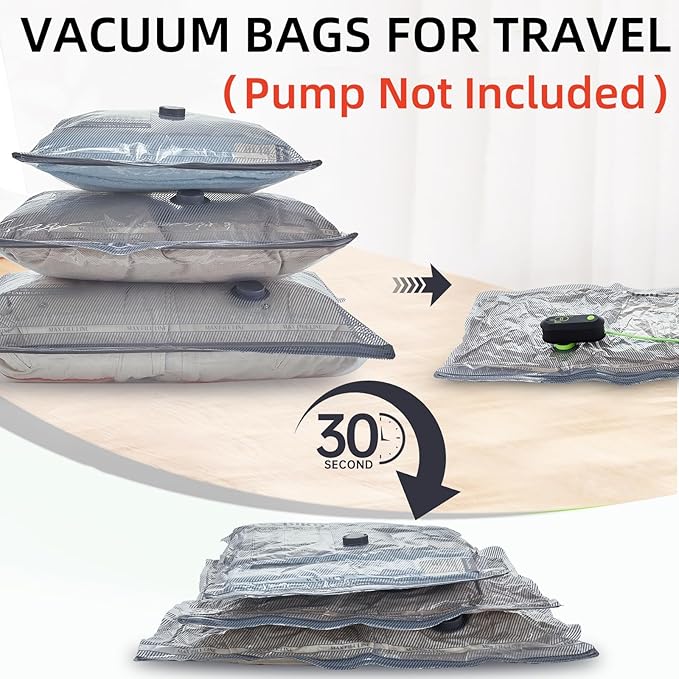 📢Last Day 60% OFF🔥[2026 Upgraded]  X7 Cordless Travel Vacuum Bag Set