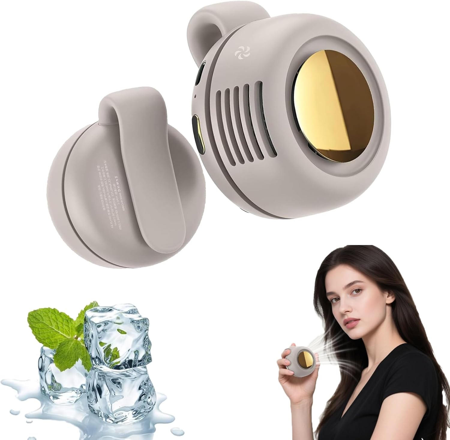 🔥Limited-time offer: Newly upgraded for 2026💥Portable Silent Mini Bladeless Electric Fan