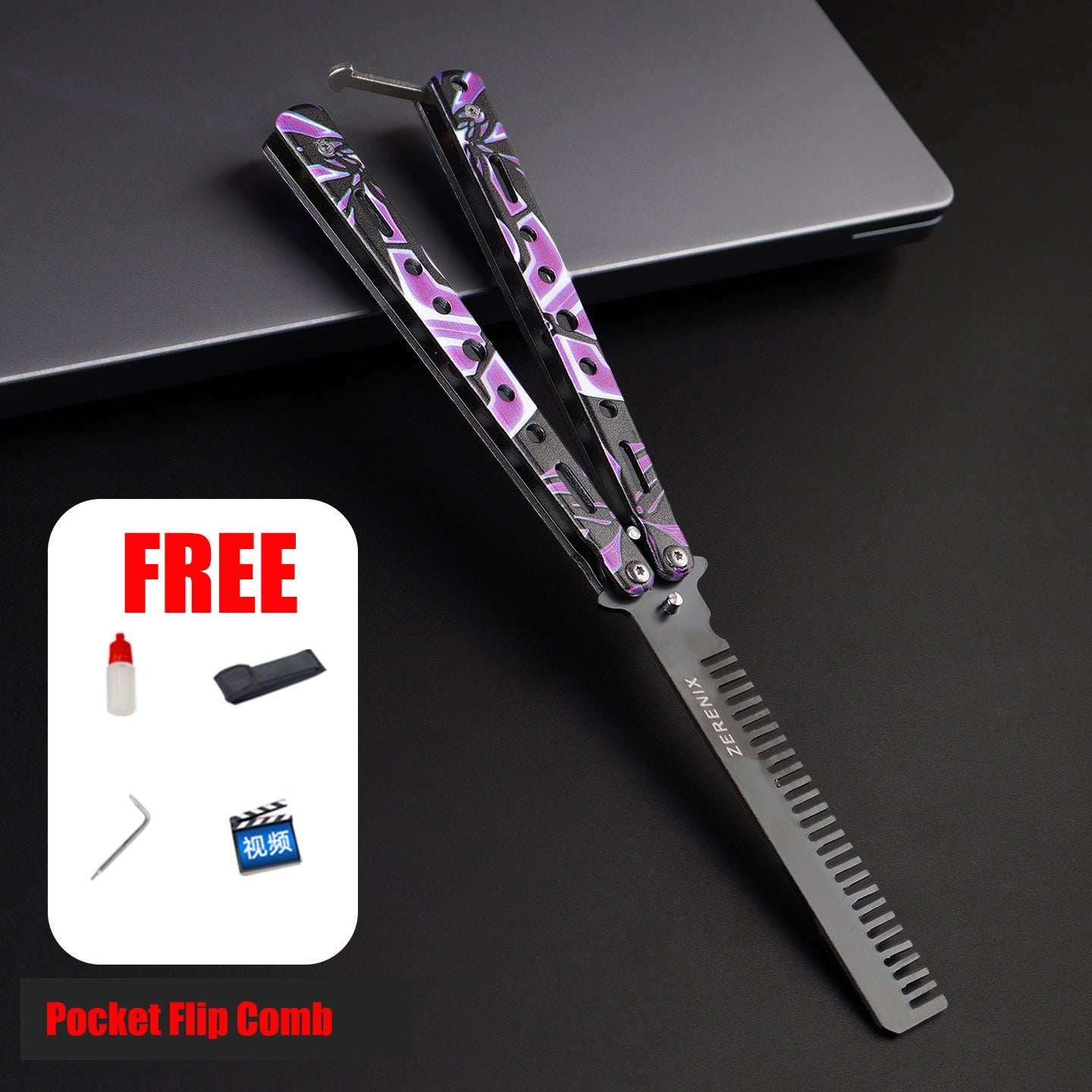 🔥Final Day🦋 Butterfly Flip Comb – Fun Folding Pocket Comb- Addictive Flipping Experience