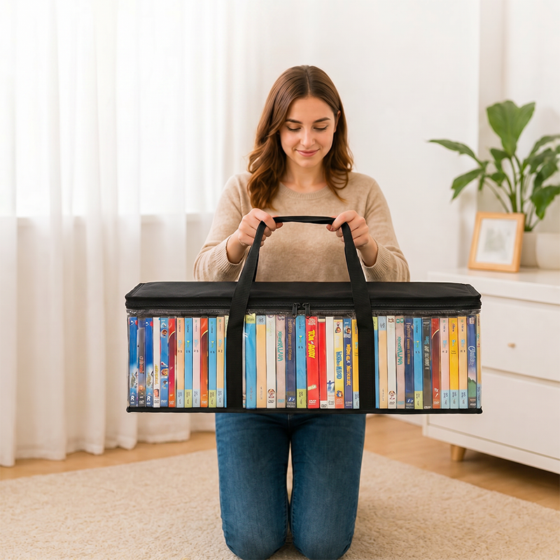 📦 Large Heavy-Duty Thick Plastic Clear Storage Bag for Clothes, Moving & Storage