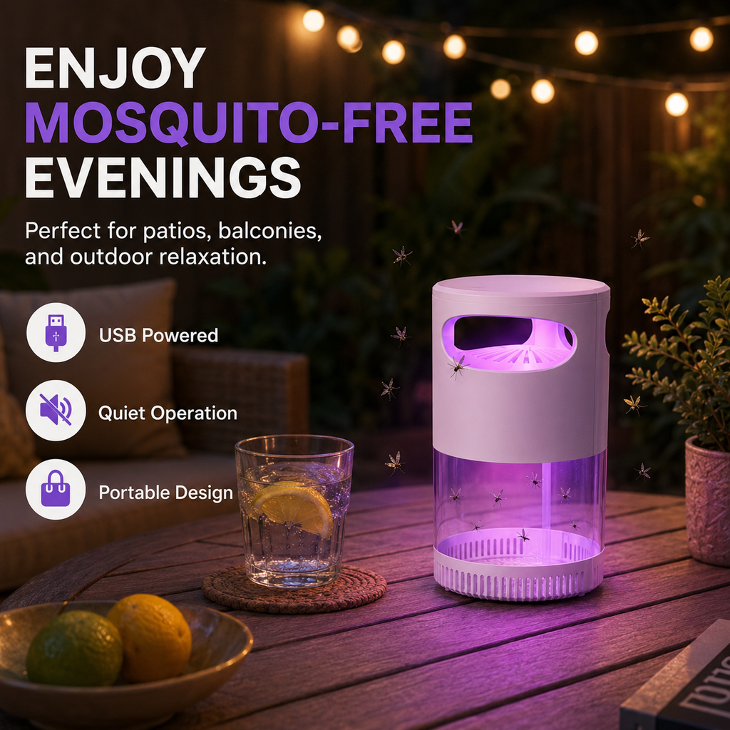 Final Day : 🦟USB-Powered Mosquito Trap Lamp – Chemical-Free & Eco-Friendly 🌱