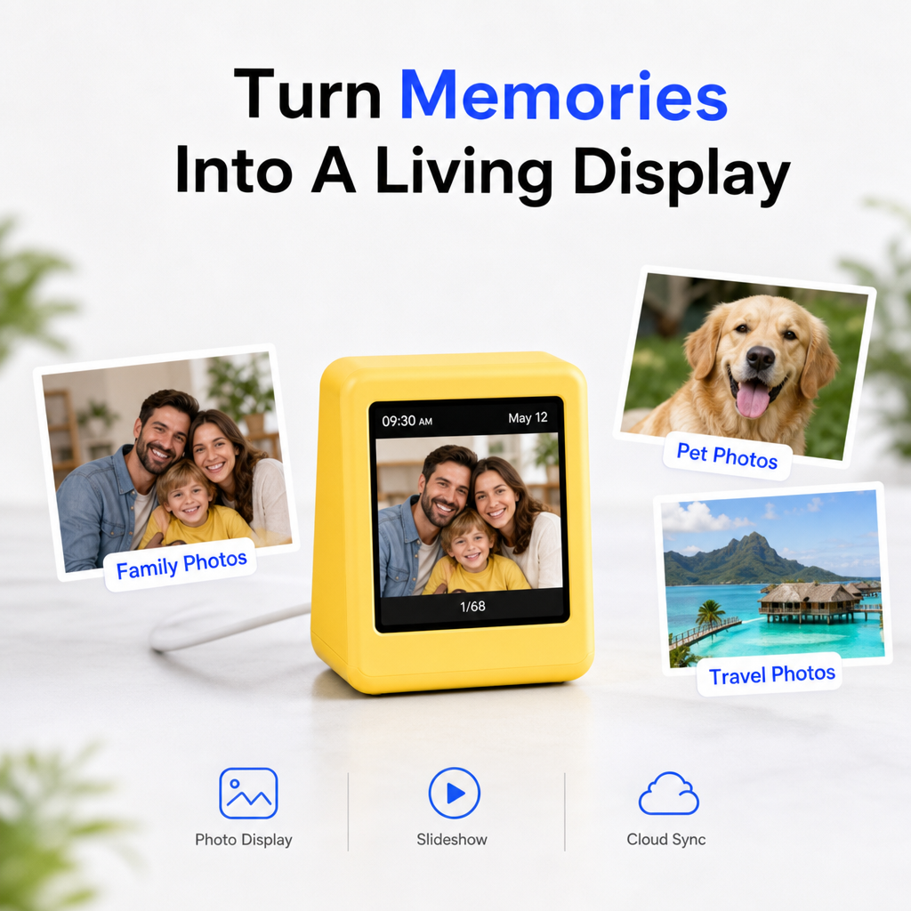 dacspeak™ magic pro🖥️All-in-One Smart Desktop Display – Real-Time Crypto, Stocks & Weather Tracker📊
