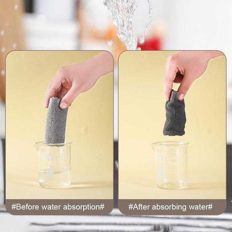 Reusable Microfiber Cleaning Cloth Rags (20 PCS)