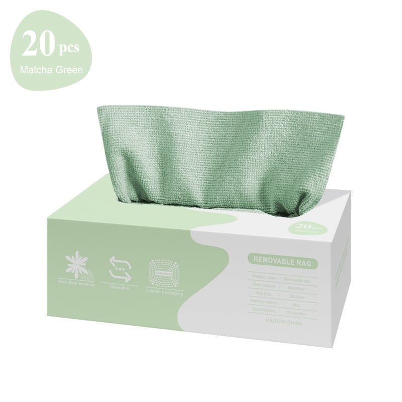 Reusable Microfiber Cleaning Cloth Rags (20 PCS)