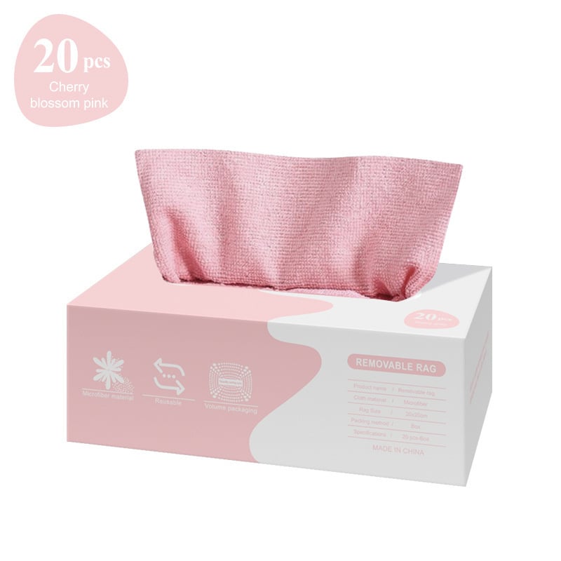 Reusable Microfiber Cleaning Cloth Rags (20 PCS)