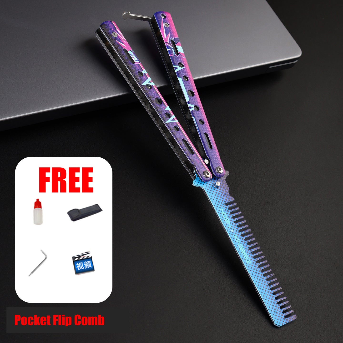 🔥Final Day🦋 Butterfly Flip Comb – Fun Folding Pocket Comb- Addictive Flipping Experience