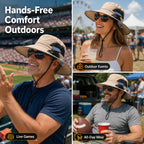 🔥LAST DAY 49% OFF - ☀️ Solar Cooling Fan Hat – Beat The Heat Instantly 🧢❄️ | Hands-Free Turbo Airflow 5000RPM 🌬️